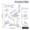PVC Waterproof Shopwindow Decorative Sticker DIY-WH20007-17M-2