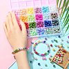 24Colors Rainbow ABS Plastic Imitation Pearl Beads OACR-YW0001-75-4