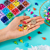  225Pcs 15 Colors Opaque Acrylic Beads SACR-TA0001-12-5