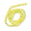 AB Color Plated Transparent Electroplate Beads Strands EGLA-H104-05A-2