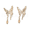 Brass Stud Earring Findings KK-N232-429LG-A-2