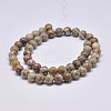 Natural Maifanite/Maifan Stone Beads Strands G-F353-6mm-4