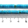 Dyed Natural Magnesite Beads Strands G-G121-A01-01-5
