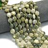 Natural Green Rutilated Quartz Beads Strands G-C116-A145-01-1