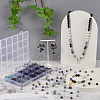 600Pcs 12 Styles Baking Painted Glass Round Bead Set DIY-FG0006-71-5