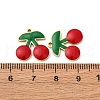 Fruit Seris 304 Stainless Steel Enamel Charms STAS-U060-03G-13-3
