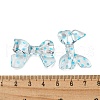 Transparent Printed Acrylic Beads OACR-H124-01B-3