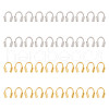 GOMAKERER 40Pcs 2 Colors 925 Sterling Silver Wire Guardian FIND-GO0002-71-1