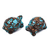 Tortoise Assembled Natural Bronzite & Synthetic Imperial Jasper Model Ornament G-N330-39B-04-A-2