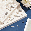 12Pcs 6 Styles 304 Stainless Steel Pendants STAS-LP0001-32-3