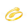 Simple Style 304 Stainless Steel Cuff Rings for Women FS-WGD177D-01-3