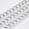 304 Stainless Steel Curb Chains STAS-R100-32-4