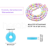 Handmade Polymer Clay Beads Strands CLAY-CA0001-03-2