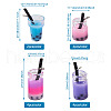 Cheriswelry Glass Bottle Pendants & Plastic Pendants CRES-CW0001-01-7