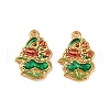 304 Stainless Steel Enamel Pendants STAS-Z140-08G-1