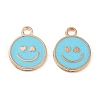 Alloy Enamel Pendants PALLOY-S192-04G-03-1