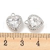 Brass Micro Pave Cubic Zirconia Charm KK-E090-05P-3