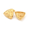 Triangle 304 Stainless Steel Ear Studs EJEW-L290-026G-2