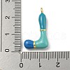 Brass Enamel Pendants X-KK-E093-03G-L-3