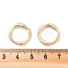 Rack Plating Brass Linking Rings KK-C063-26G-3