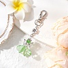 7Pcs Angel Glass Pendant Decorations HJEW-MZ00261-4