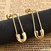 304 Stainless Steel Stud Earrings EJEW-F354-09G-1