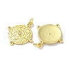 Rack Plating Brass Micro Pave Cubic Zirconia Pendants KK-Z039-25G-2