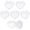 Heart Acrylic Storage Gift Boxes CON-WH0095-47-1