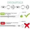 Unicraftale 200Pcs Ring 304 Stainless Steel Spacer Beads STAS-UN0058-87C-P-4