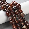 Natural Brecciated Jasper 3-Hole Guru Beads Strands G-K149-56-1