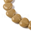 Synthetic Yellow Goldstone Beads Strands G-I372-A11-01-4