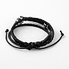 Adjustable Multi-Strand Leather Cord Bracelets X-BJEW-D423-03A-2