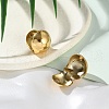 Ion Plating(IP) 304 Stainless Steel Hoop Earrings EJEW-C124-01E-G-3