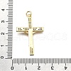 Brass Micro Pave Cubic Zirconia Pendants KK-Z100-25G-3