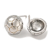 Brass Stud Earrings EJEW-R158-02P-2