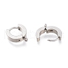 Tarnish Resistant 304 Stainless Steel Huggie Hoop Earrings Findings X-STAS-I167-01C-P-3