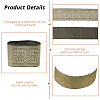 7M Ethnic Style Embroidery Polyester Ribbons OCOR-WH0070-119A-05-3