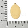 304 Stainless Steel Stamping Blank Tag Pendants STAS-D365-03G-3