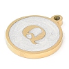 Ion Plating(IP) 201 Stainless Steel Pendants STAS-K288-02G-Q-2