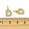 Rack Plating Alloy Rhinestone Pendants PALLOY-S187-01D-3