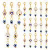   20Pcs Evil Eye Theme Pendant Decorations HJEW-PH0001-77-1