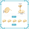 Unicraftale 25 Pairs 304 Stainless Steel Stud Earring Findings STAS-UN0059-86-3