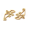 201 Stainless Steel Pendants STAS-K251-055G-2