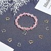Unicraftale 304 Stainless Steel Open Heart Charms STAS-UN0003-61-3