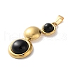 Natural Black Onyx(Dyed & Heated) Pendants STAS-C120-12G-07-2
