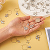 48Pcs 24 Style 12 Constellations Alloy Wine Glass Charms with Rhinestone AJEW-TAC00002-17
