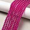 Natural & Dyed Malaysia Jade Bead Strands X-G-A146-4mm-A15-1