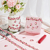   4.6~5Yards Flower Polyester Trim Ribbon OCOR-PH0001-97C-5