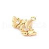 Brass Crystal Rhinestone Pendants KK-E793-04G-2