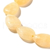 Natural Yellow Jade Beads Strands G-I377-A04-4
